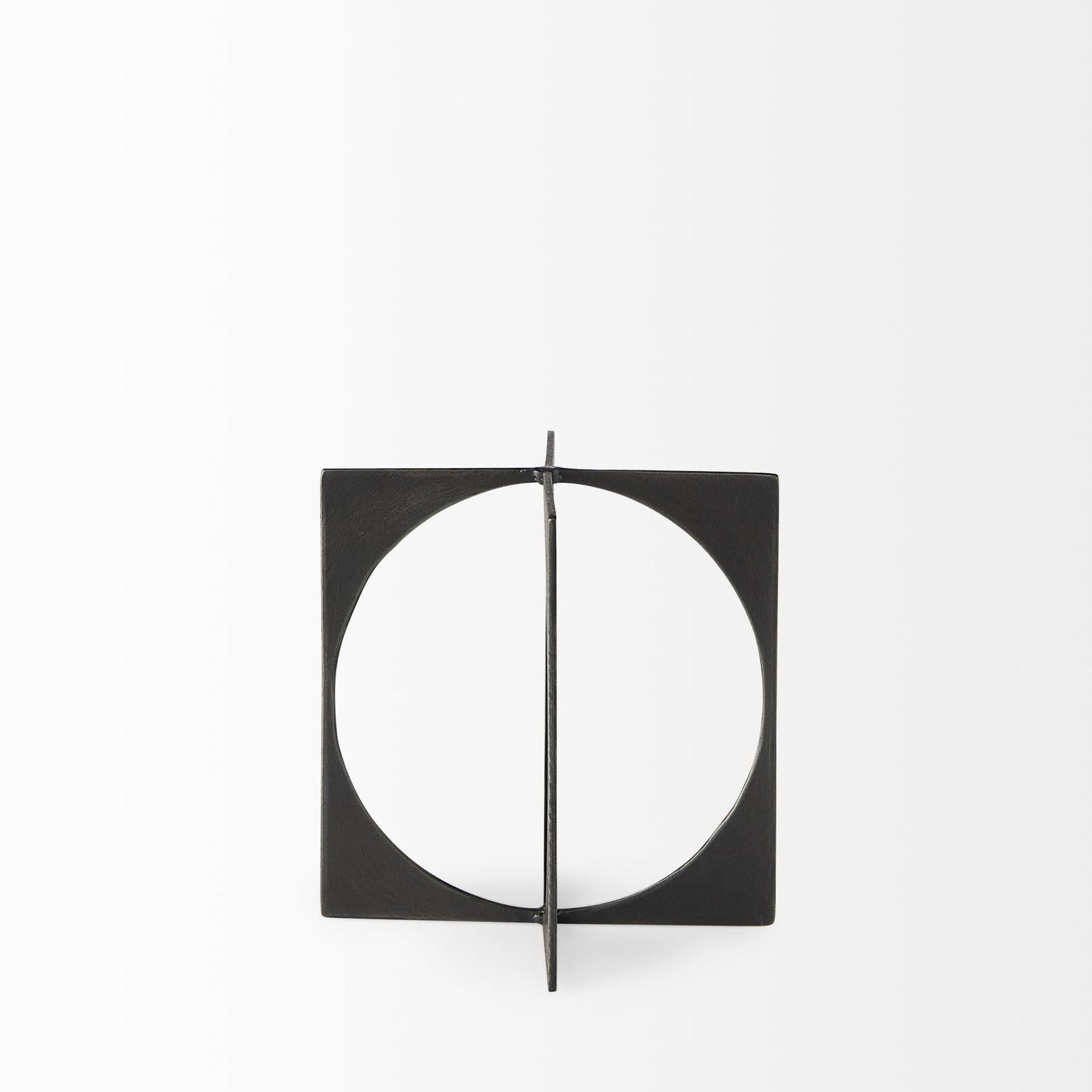 Mercana Lima Gunmetal Metal Decorative Object