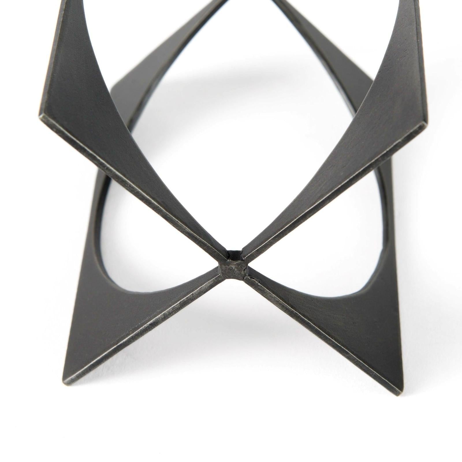 Mercana Lima Gunmetal Metal Decorative Object