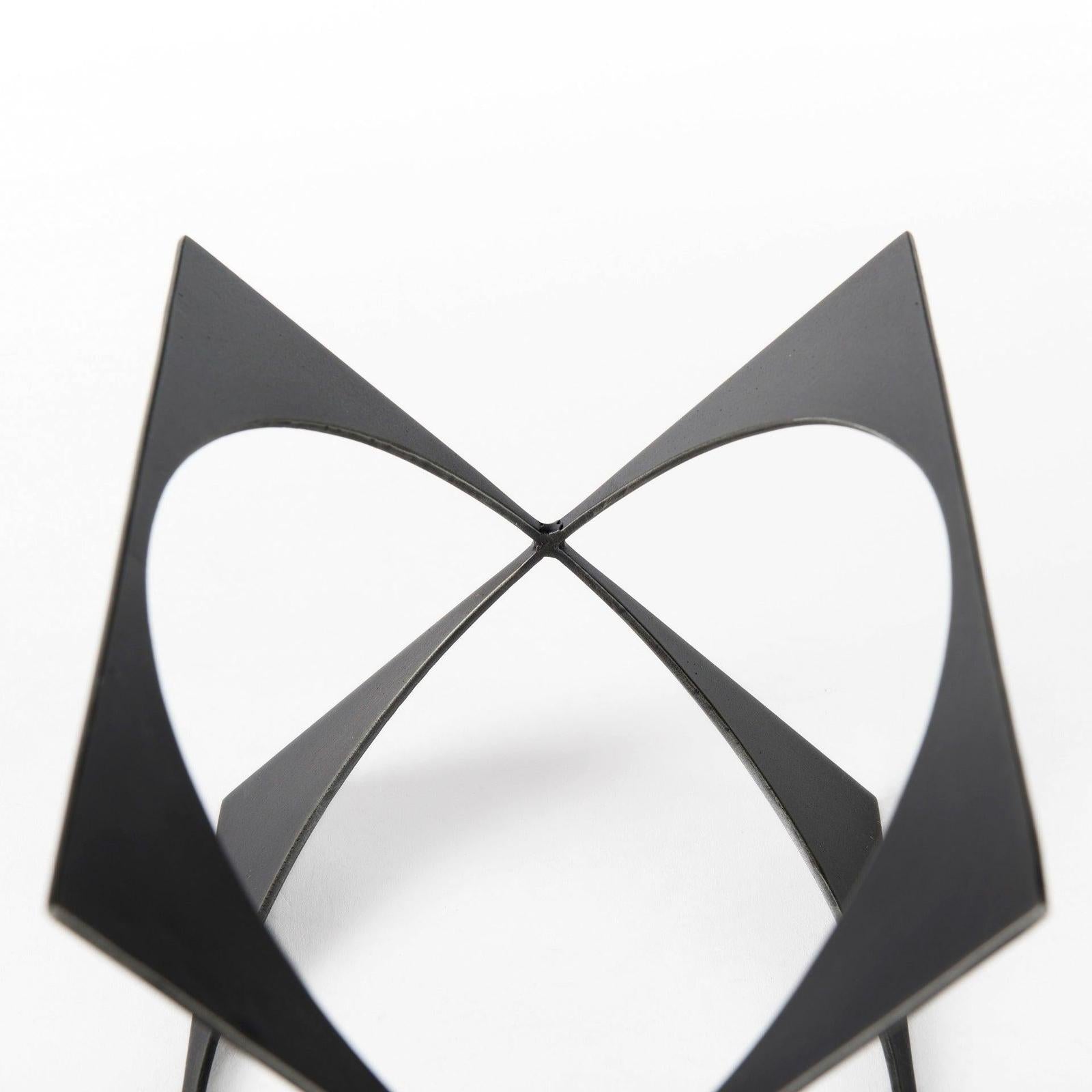 Mercana Lima Gunmetal Metal Decorative Object
