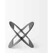 Mercana Cusco Black Iron Small Gunmetal Geometric Decorative Object Clearance