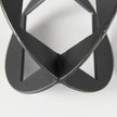 Mercana Cusco Black Iron Small Gunmetal Geometric Decorative Object Clearance