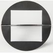 Mercana Cusco Black Iron Small Gunmetal Geometric Decorative Object Clearance