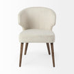 Mercana Niles Wooden Legs Wingback Dining Chair