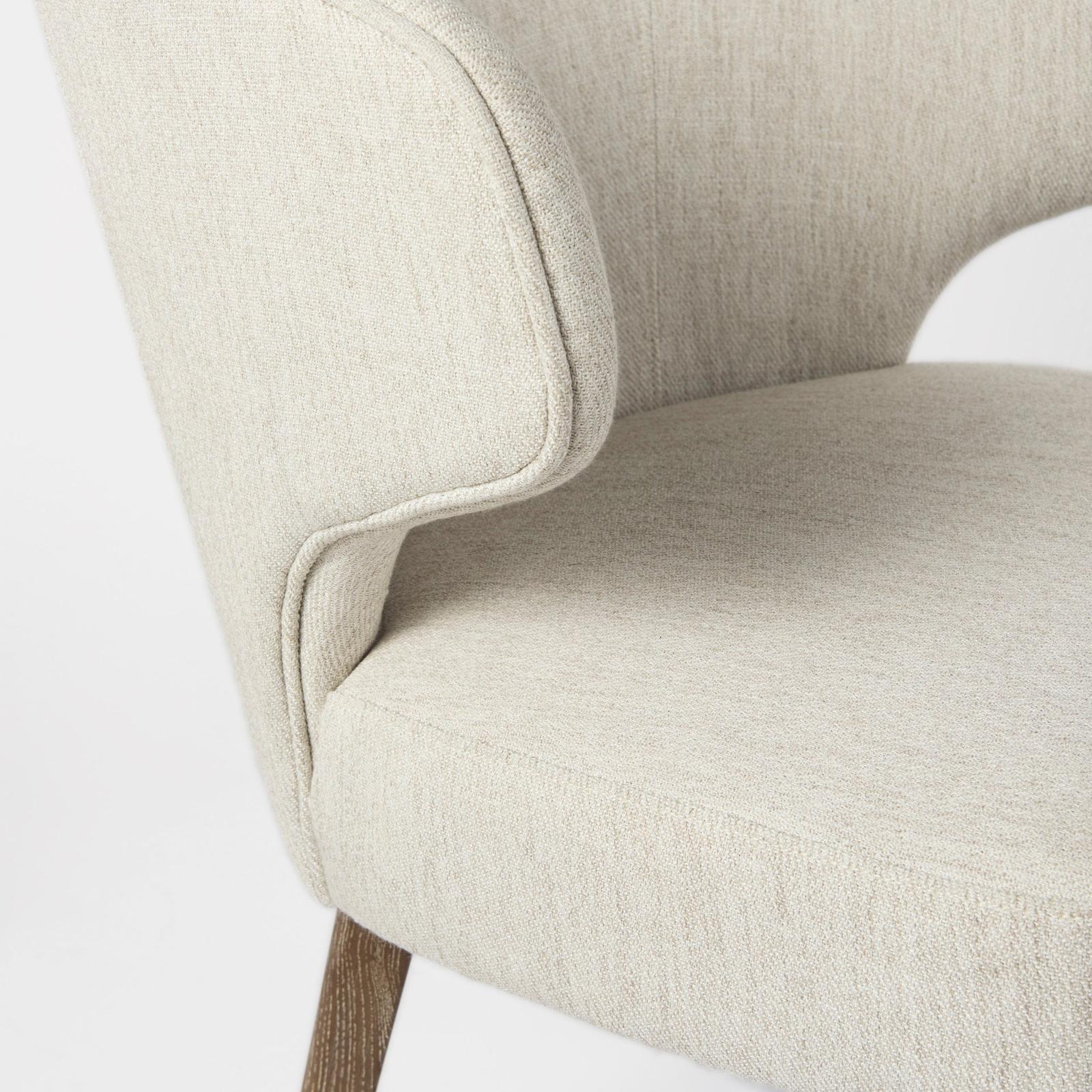 Mercana Niles Wooden Legs Wingback Dining Chair