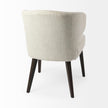 Mercana Niles Wooden Legs Wingback Dining Chair