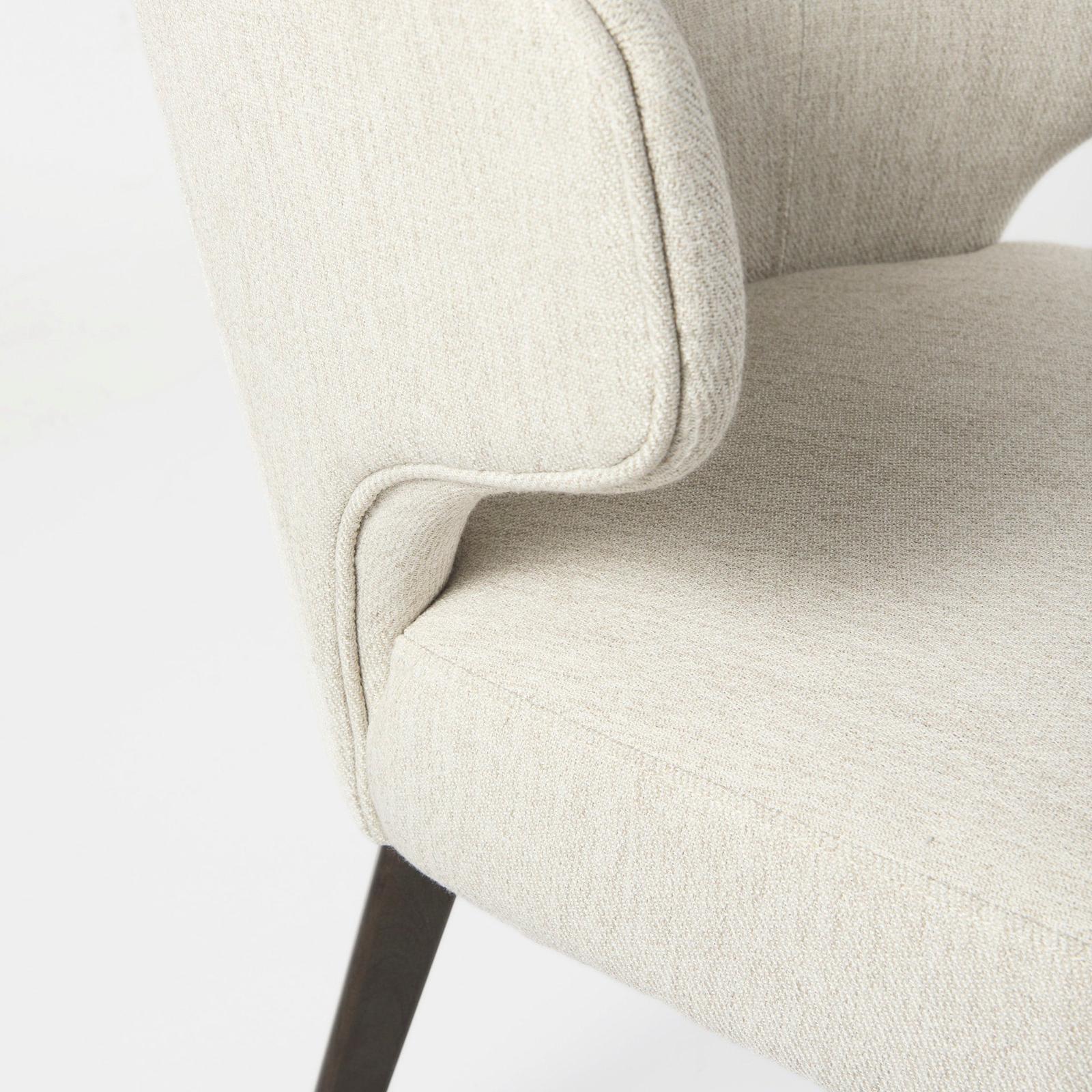 Mercana Niles Wooden Legs Wingback Dining Chair