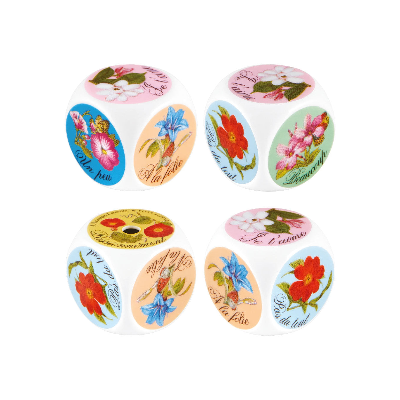 Vista Alegre Fete Vos Jeux Love Dices by Christian Lacroix