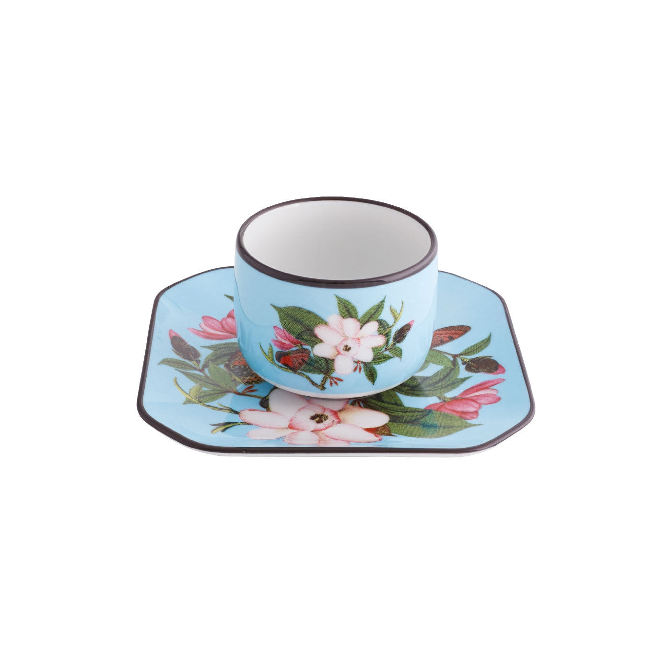 Vista Alegre Fete Vos Jeux Coffee Cups and Saucers by Christian Lacroix - Set 4