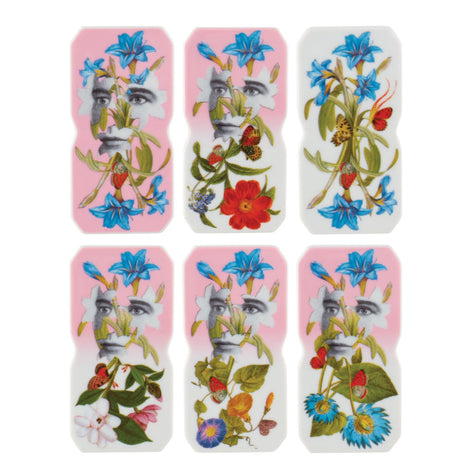 Vista Alegre Fete Vos Jeux Dominoes Game by Christian Lacroix