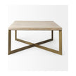 Mercana Faye Metal Base Square Coffee Table