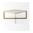 Mercana Faye Metal Base Square Coffee Table