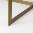 Mercana Faye Metal Base Square Coffee Table