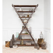 Mercana Exagoni Hexagonal Brass Plated Hexagonal End/Side Table Clearance