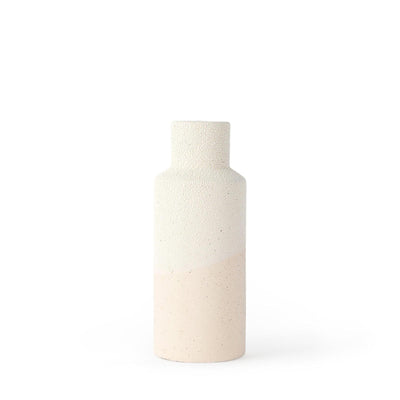 Mercana Salar Cream Crackled Ceramic Vase