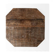 Mercana Esagono Octagonal Reclaimed Wood End/Side Table w/ Storage Clearance