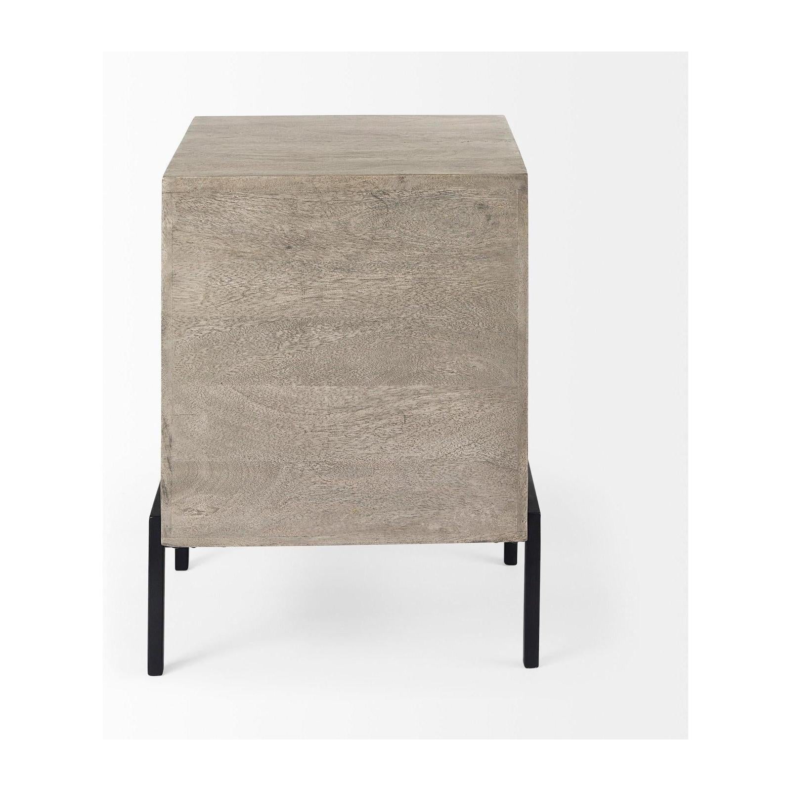 Mercana Arelius Wood End/Side Table
