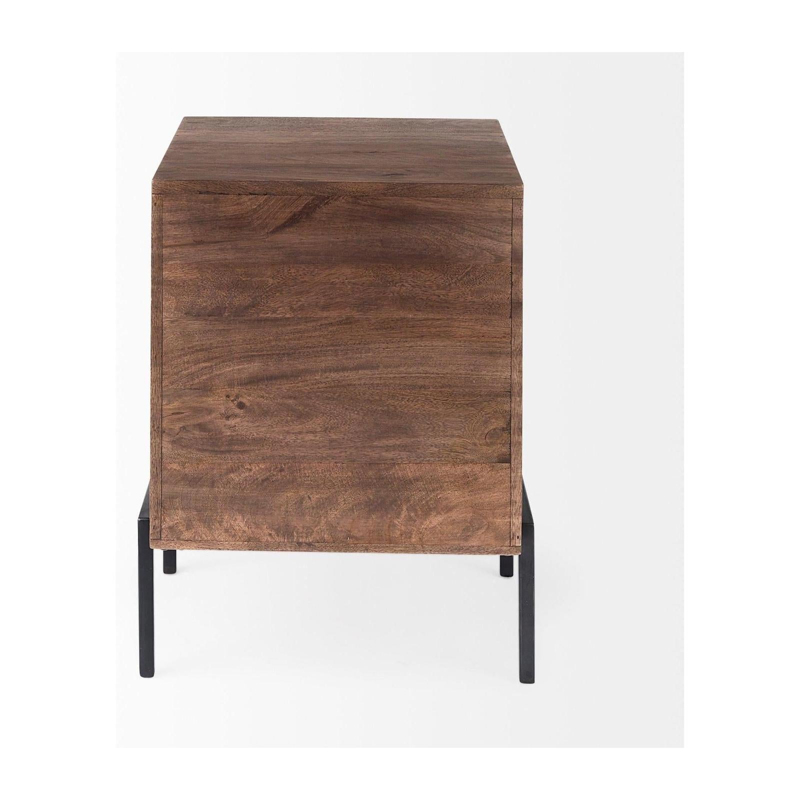 Mercana Arelius Wood End/Side Table