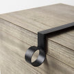 Mercana Josh Light Brown Wood W/ Metal Detail Boxes- Set of 2