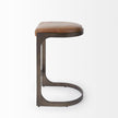 Mercana Tyson Leather W/ Metal Frame Counter Stool