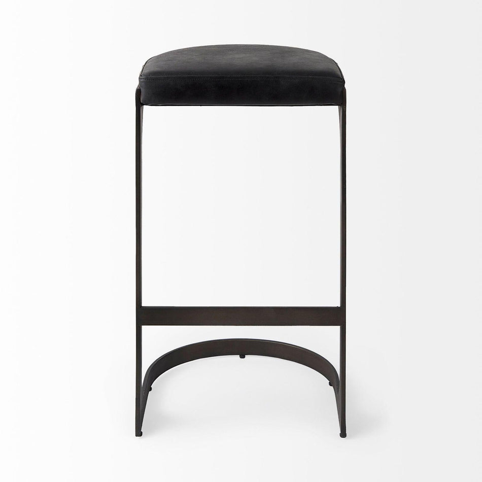 Mercana Tyson Leather W/ Metal Frame Bar Stool Clearance