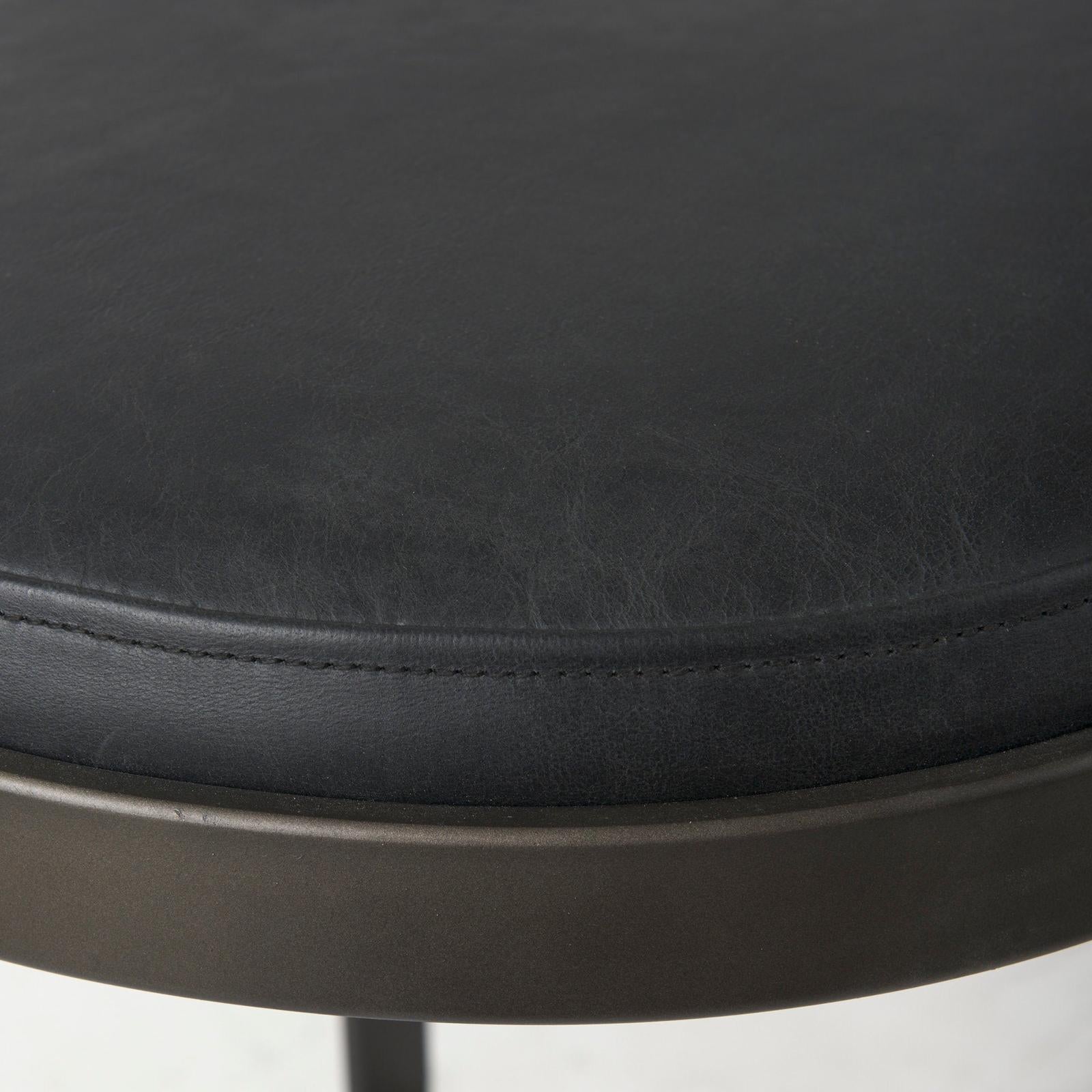 Mercana Tyson Leather W/ Metal Frame Bar Stool Clearance