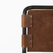 Mercana Berbick Medium Brown Leather W/ Iron Frame Counter Stool
