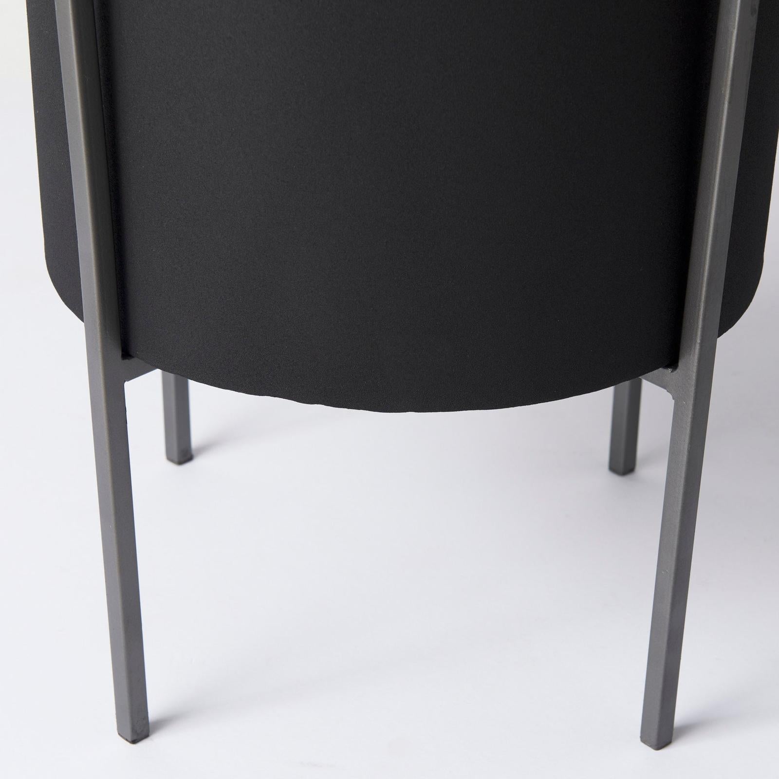 Mercana Claypoole Black Plant Stands - Set of 3 Clearance