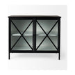 Mercana Aurelia Two Door Glass Cabinet Clearance