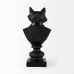 Mercana Murray Black Painted Resin Fox in a Suit Bust