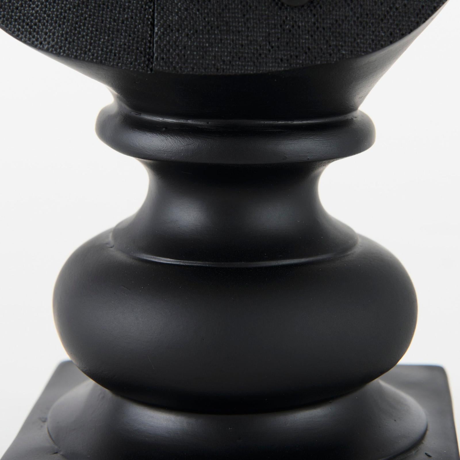 Mercana Murray Black Painted Resin Fox in a Suit Bust