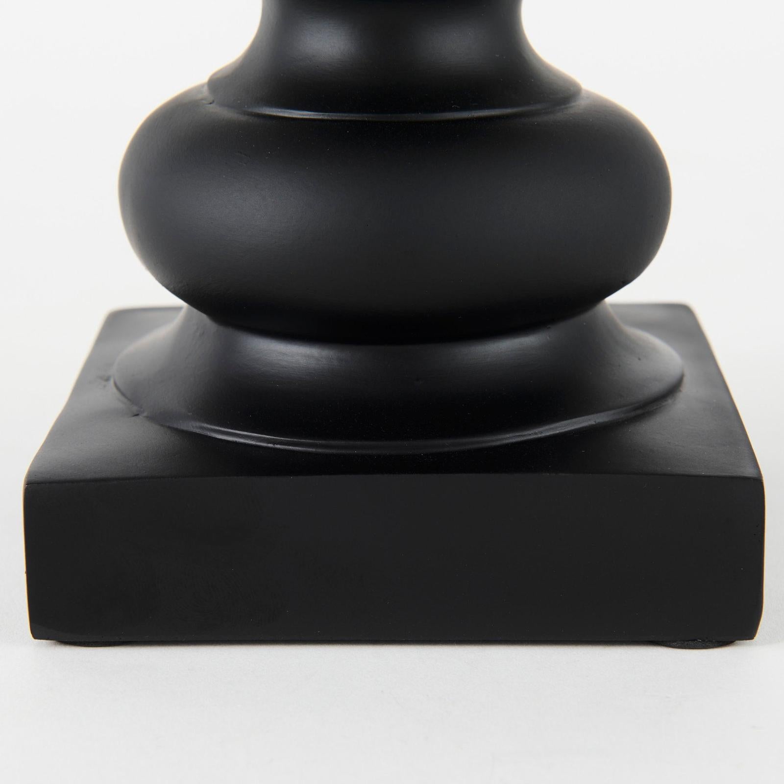 Mercana Murray Black Painted Resin Fox in a Suit Bust