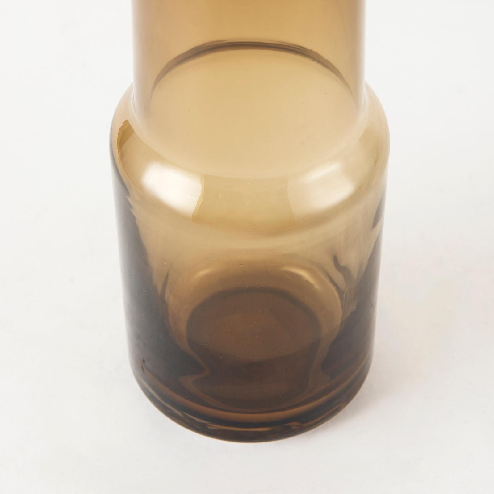 Mercana Amrita Golden Brown Glass Vase