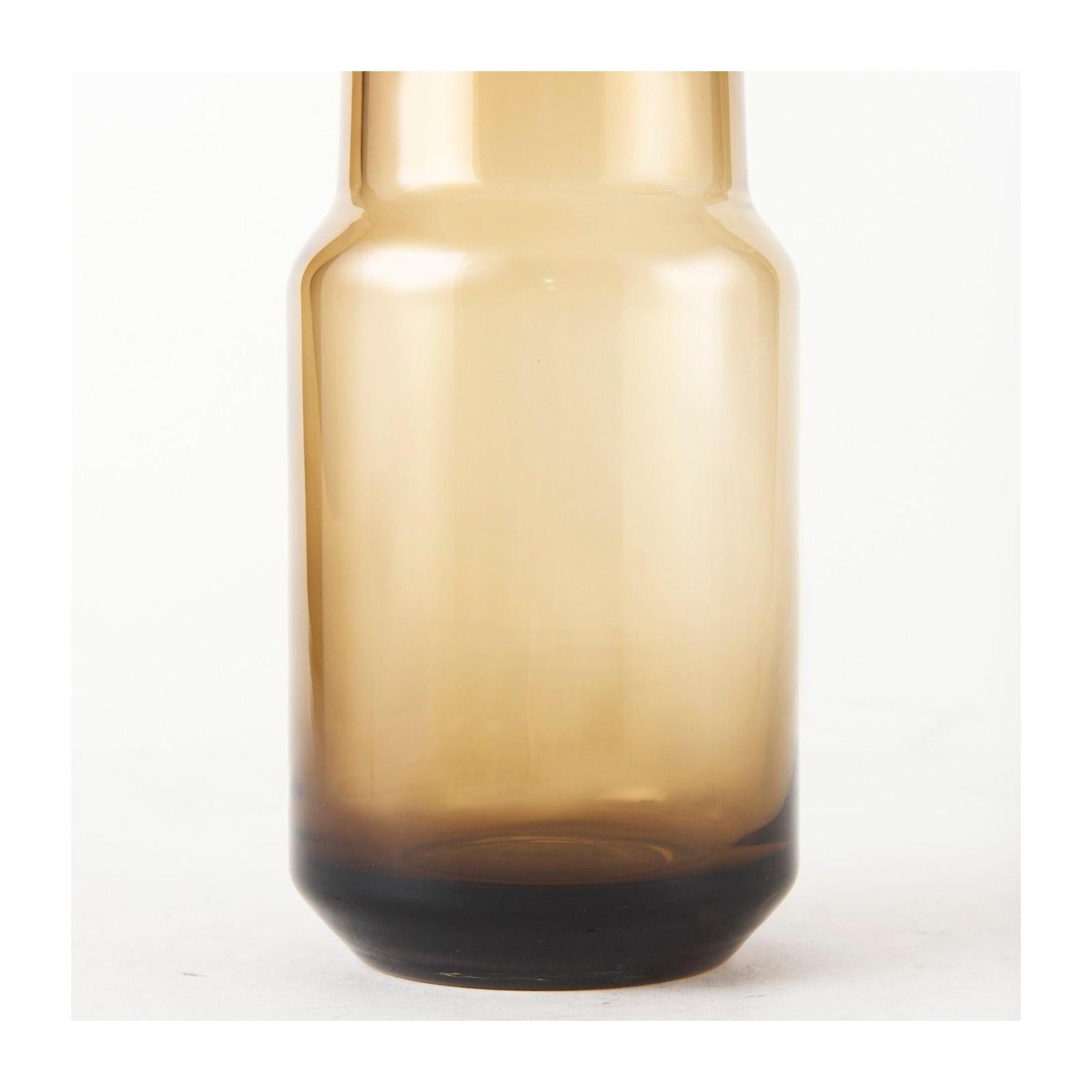 Mercana Amrita Golden Brown Glass Vase