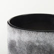Mercana Squally Black/Brown Glass Ombre Textured Vase