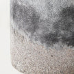 Mercana Squally Black/Brown Glass Ombre Textured Vase