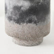 Mercana Squally Black/Brown Glass Ombre Textured Vase