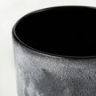 Mercana Squally Black/Brown Glass Ombre Textured Vase