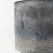 Mercana Squally Black/Brown Glass Ombre Textured Vase