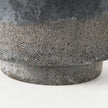 Mercana Squally Black/Brown Glass Ombre Textured Vase