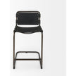 Mercana Berbick Black Leather W/ Iron Frame Counter Stool Clearance