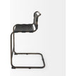 Mercana Berbick Black Leather W/ Iron Frame Counter Stool Clearance