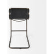 Mercana Berbick Black Leather W/ Iron Frame Counter Stool Clearance