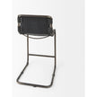 Mercana Berbick Black Leather W/ Iron Frame Counter Stool Clearance