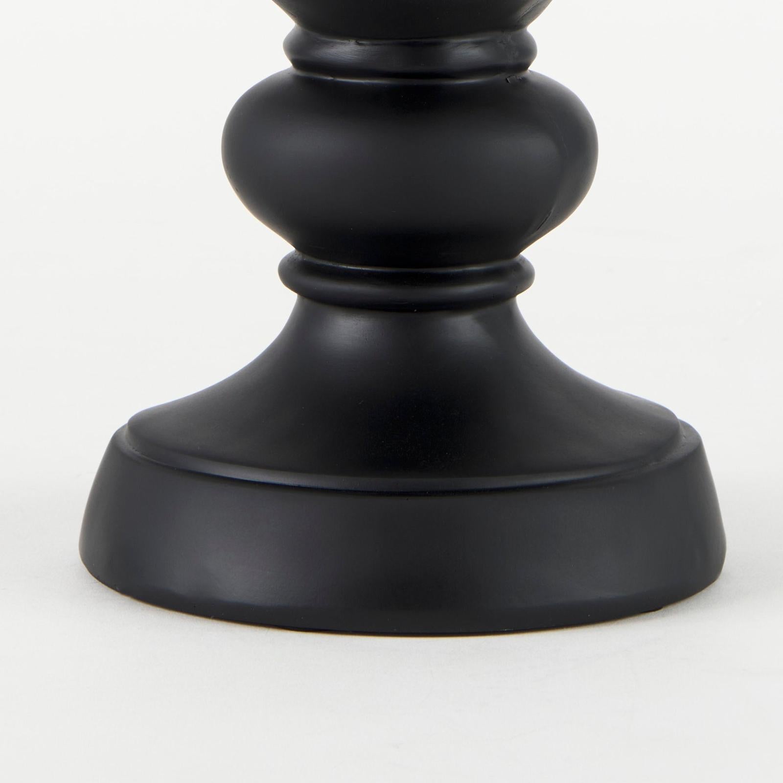 Mercana Mozart Black Painted Resin Deer Bust