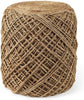 Mercana Allium Handwoven Wool Cylindrical Pouf