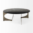 Mercana Reinhold Round Metal Base Coffee Table