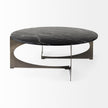 Mercana Reinhold Round Metal Base Coffee Table