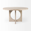 Mercana Liesl Wood W/ Circular Top Dining Table