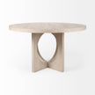 Mercana Liesl Wood W/ Circular Top Dining Table
