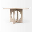 Mercana Liesl Wood W/ Circular Top Dining Table